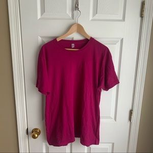 American Apparel Raspberry T-Shirt